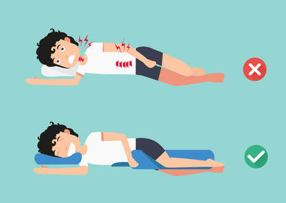 Best sleeping positions for lower back pain